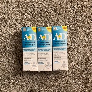 (3) A+D Antimicrobial Hydrogel Spray Removes Germs & Helps Skin Heal, Exp 5/27